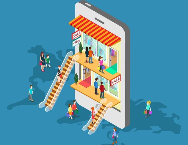 mobile store graphic