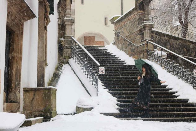 winter steps
