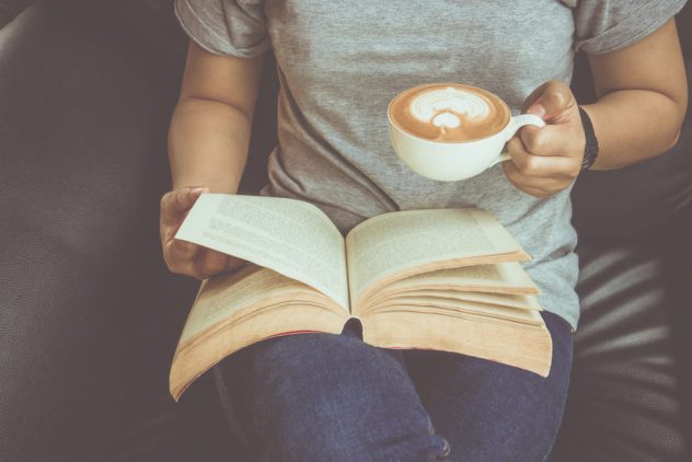 reading book