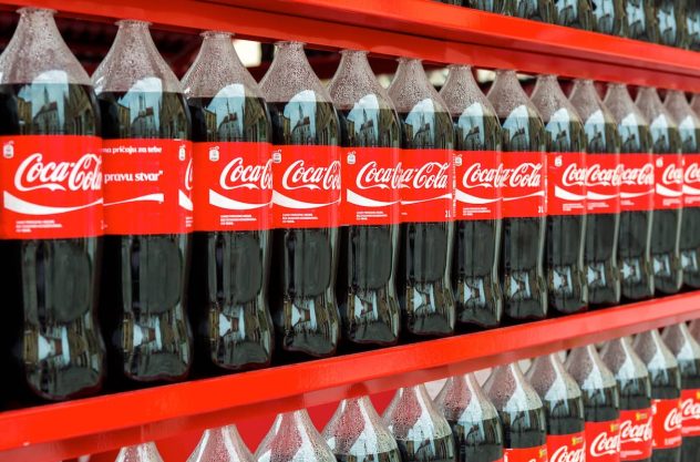 coca cola shelf