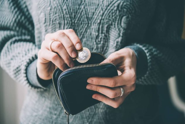 spending money coin