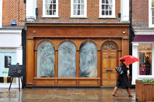 closed shop high street