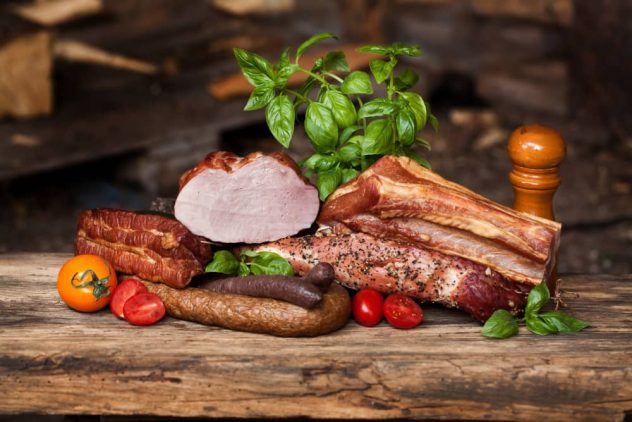 cooked meats