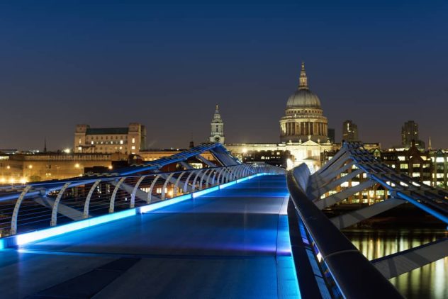 london at night
