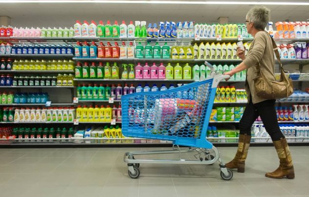 shopping in supermarket