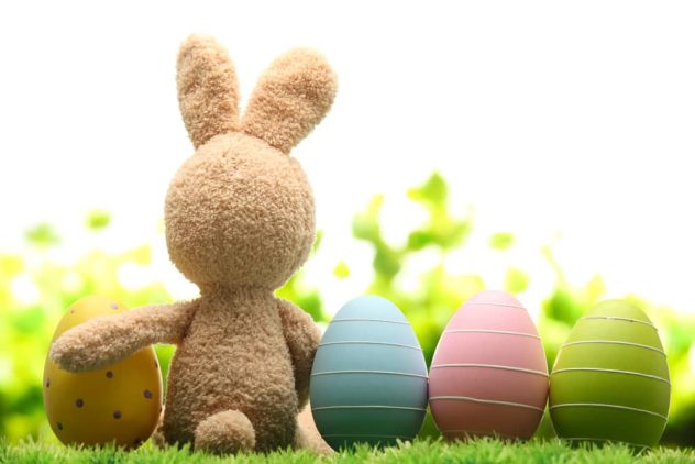 easter bunny eggs
