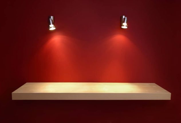 empty shelf