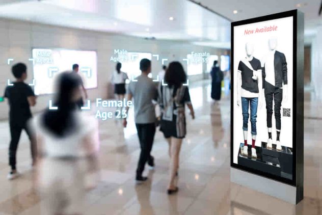 vertical advertising billboard