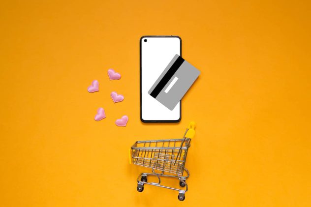 shopping online with mobile