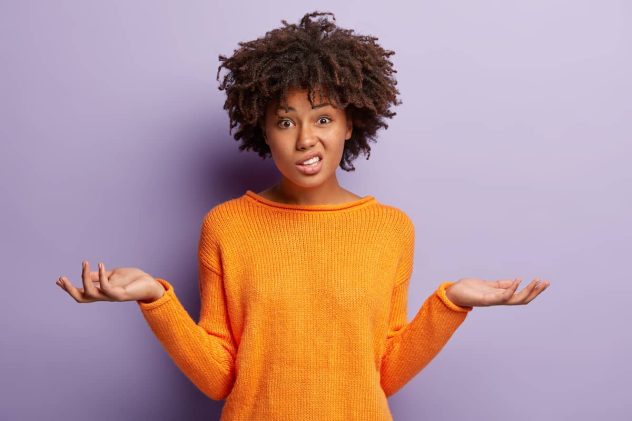confused woman