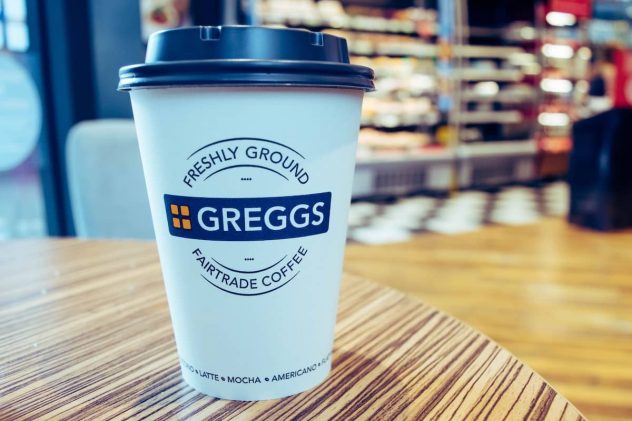 greggs coffee cup