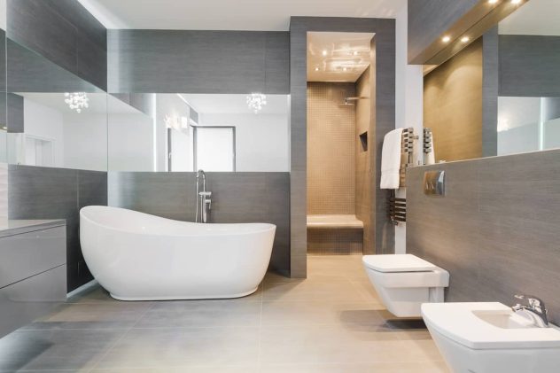 grey luxury bathroom